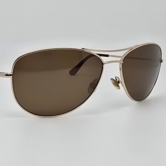 Kate Spade Ally P/S Gold Frame Polarized Brown Lens Aviator Sunglasses 60-15-135 - Picture 6 of 13
